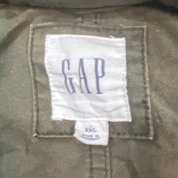 Gap M-65 Men's Size XXL Green Army Military Utility Cargo Field Coat - Picture 3 of 9